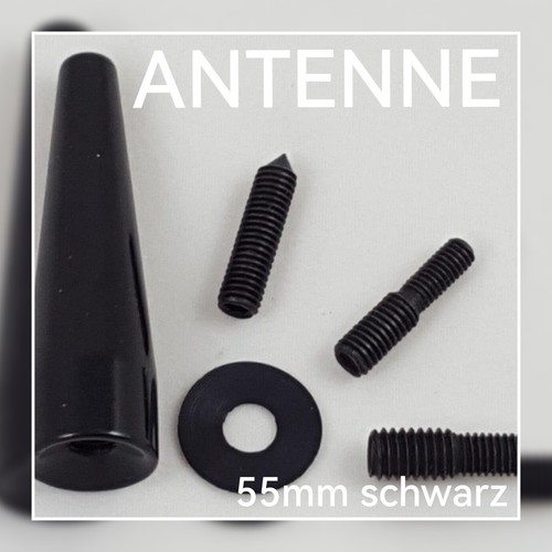 55mm schwarz designantenne - schwarz,